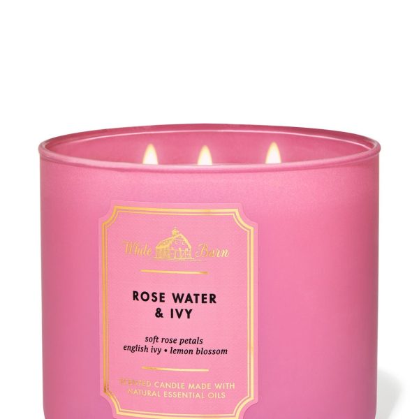 Rose water & Ivy Candle Bath & Body works