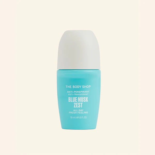 Blue Musk Zest Anti-Perspirant Deodorant the body shop