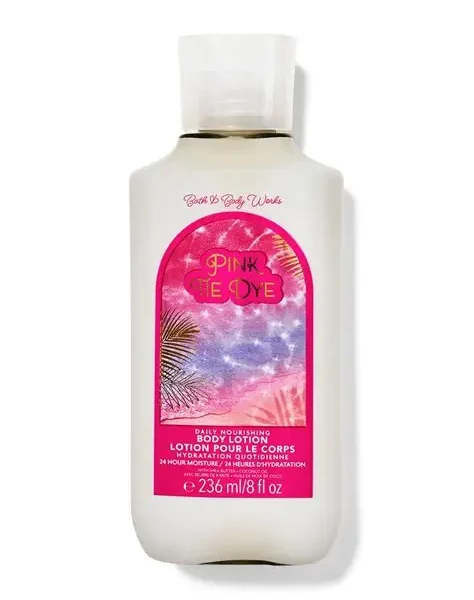 Pink Tie Dye Daily Nourishing Body Lotion bath & body works